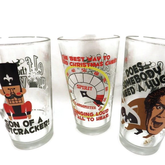 3 Elf (The Movie) Glasses/ Tumblers/ Son of Nutcracker/ Hug/ Singing Loud - Picture 4 of 5